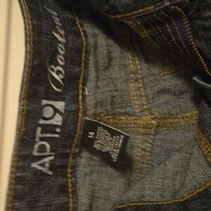 Womens Apt 9 Blue Jeans Bootcut 14